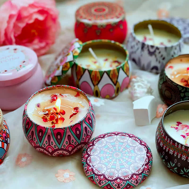 White Tea Ginger Flower Lavender Gardenia Scented Soy Wax Candle Gift For Family Friends - image 20