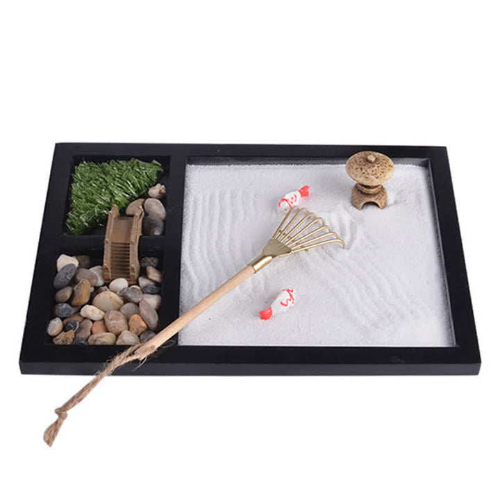 Koi Fish Small Bridge Calm Peace Meditation Zen Garden Decoration - image 8