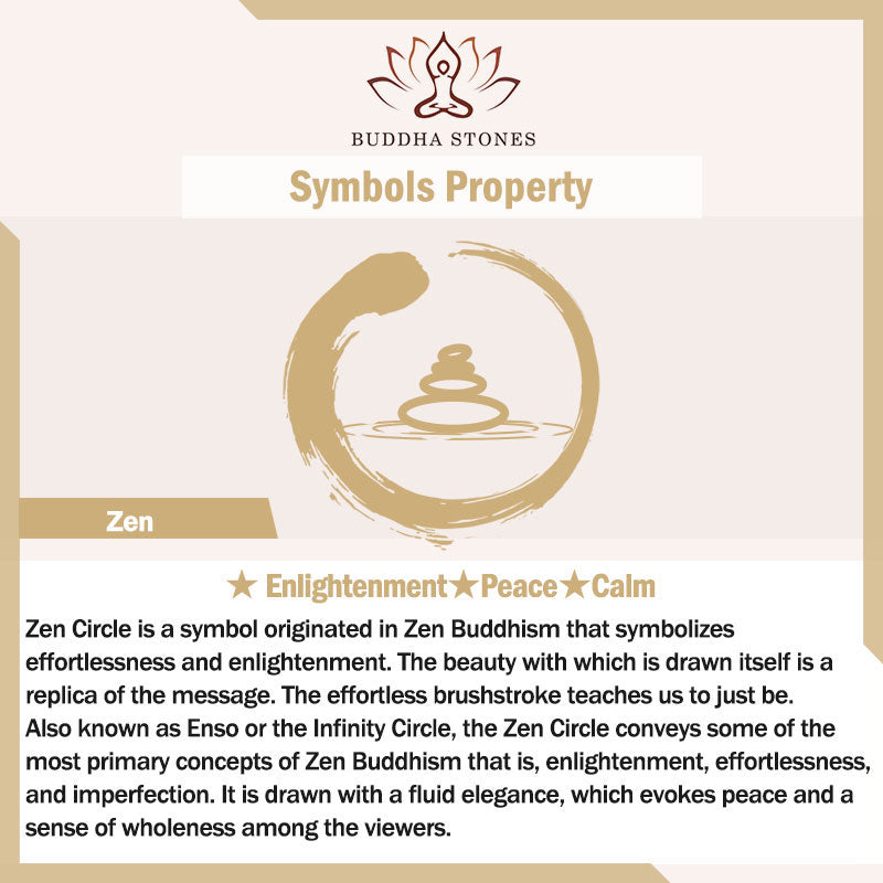 Buddha Stones Zen Circle Ebony Wood Enlightenment Necklace Pendant - image 15