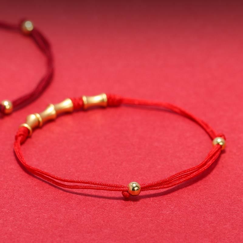 Buddha Stones 925 Sterling Silver Bamboo Design Protection Luck Braided Bracelet - image 3