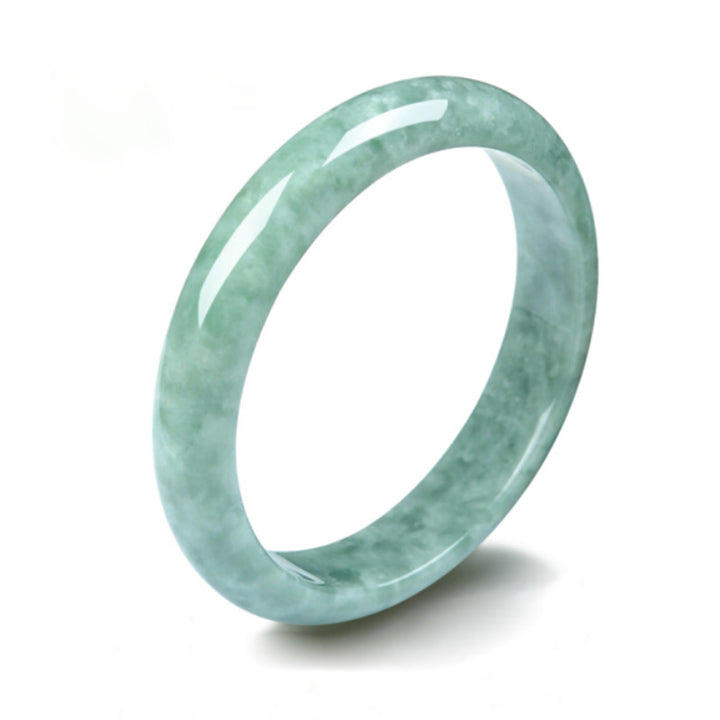 Buddha Stones Natural Jade Prosperity Bangle Bracelet - image 5