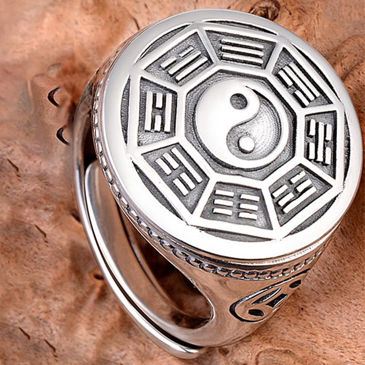 Yin Yang Balance Adjustable Ring - image 1