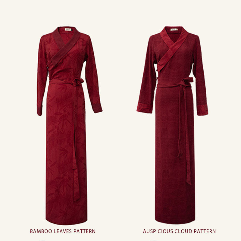 Buddha Stones Tibetan Dress Clothing Lhasa Long Wrap Dress Maxi Dress Women Clothing - image 16