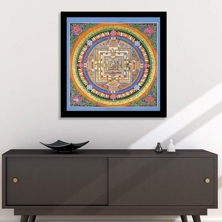 Buddha Stones Tibetan Thangka Painting Blessing Handmade Decoration