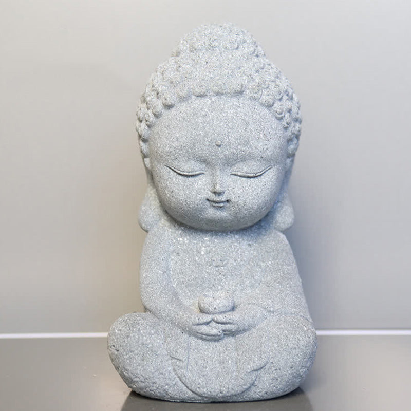 Buddha Stones Meditation Buddha Statue Compassion Home Decoration - 6.5*6*11cm - image 9