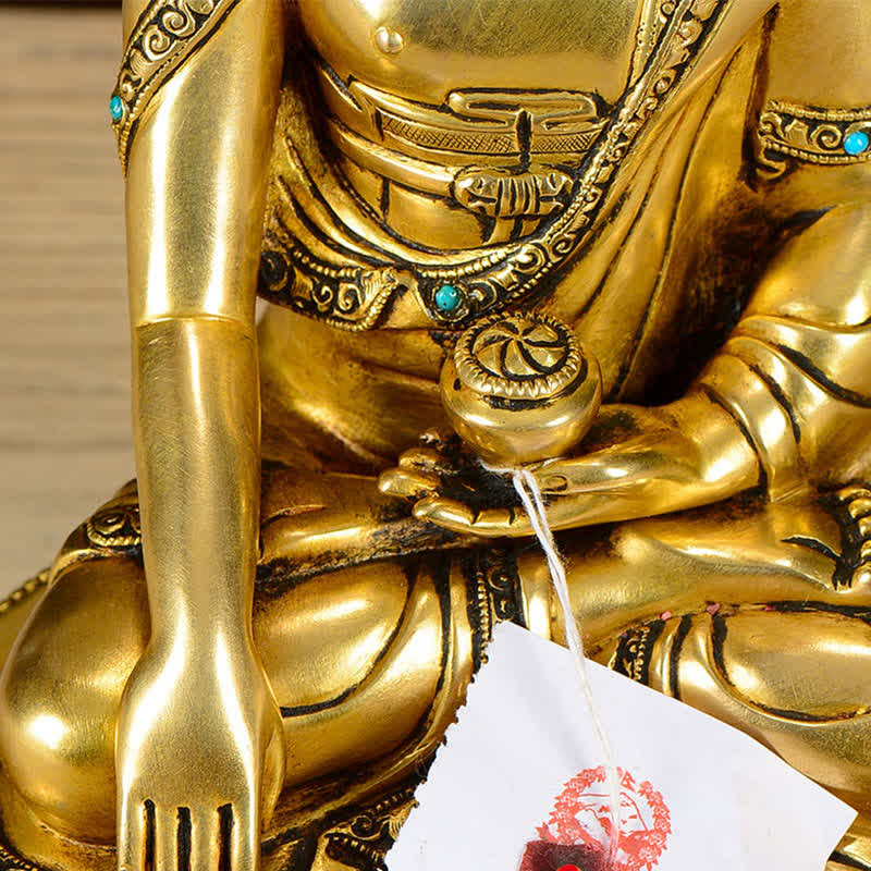 Buddha Shakyamuni Compassion Copper Statue Decoration - image 8