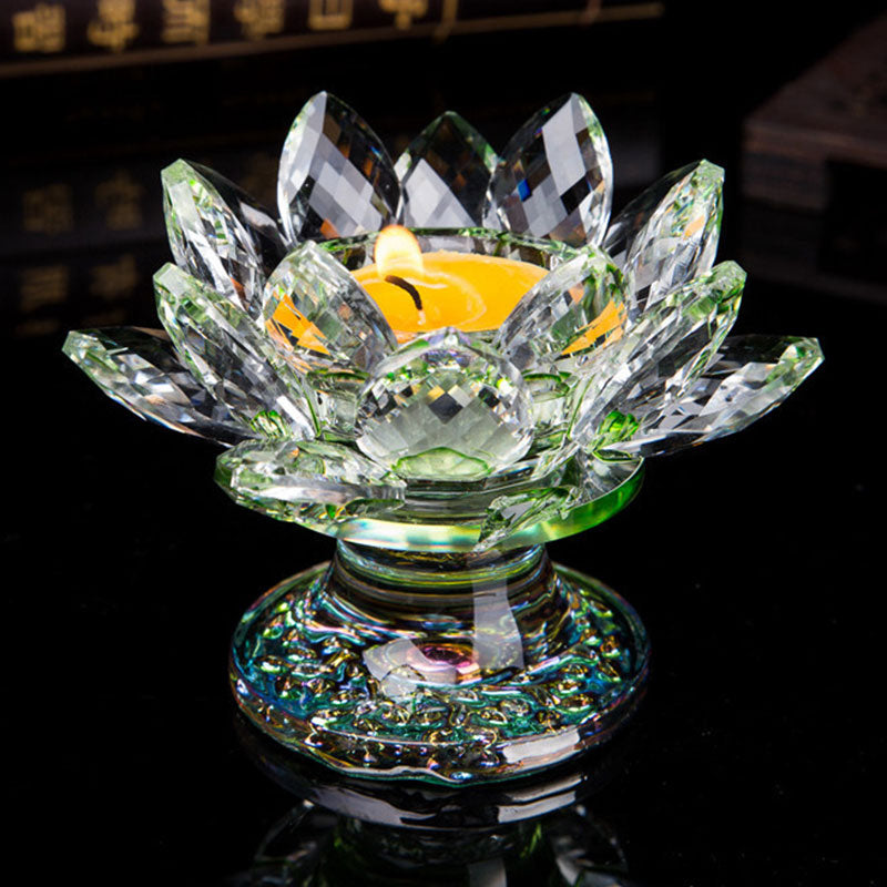 Tibetan Lotus Candlestick Ornament - 3 - image 4