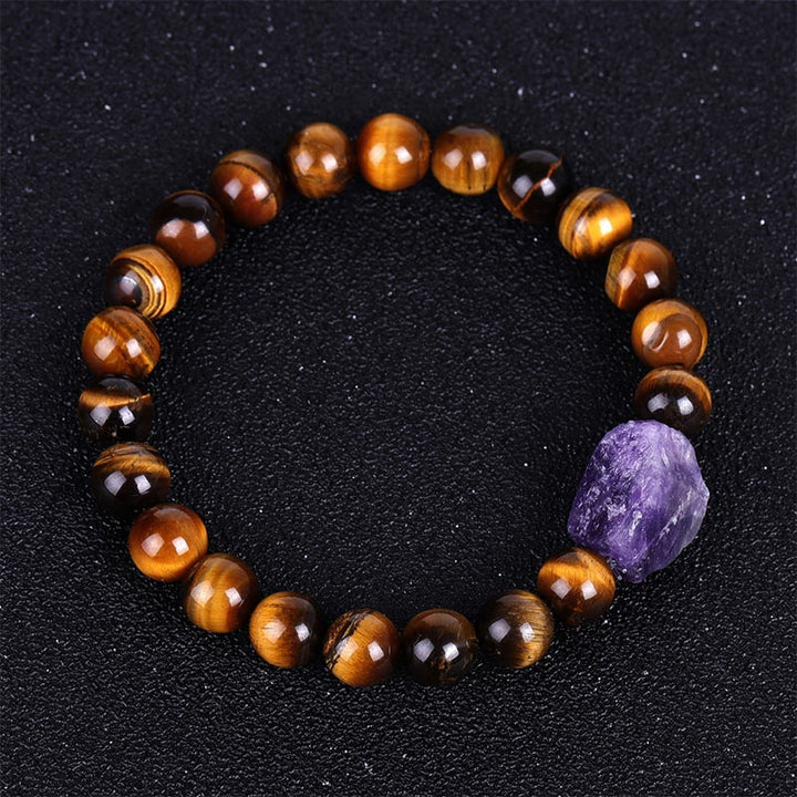 Tibetan Tiger's Eye Stone Protection Bracelet