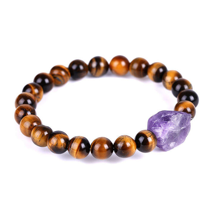 Tibetan Tiger's Eye Stone Protection Bracelet