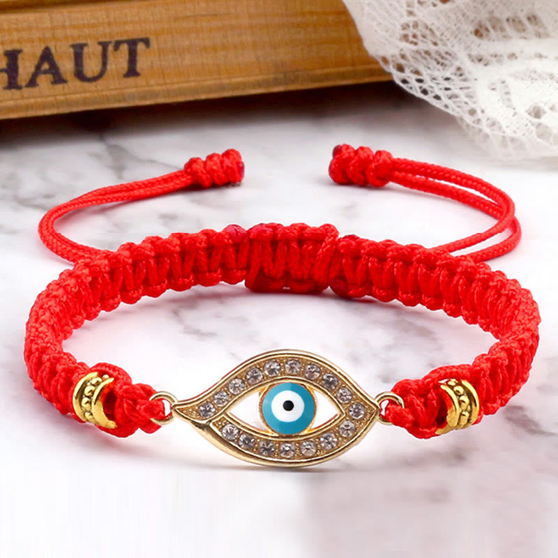 Buddha Stones Evil Eye Keep Away Evil Spirits String Bracelet