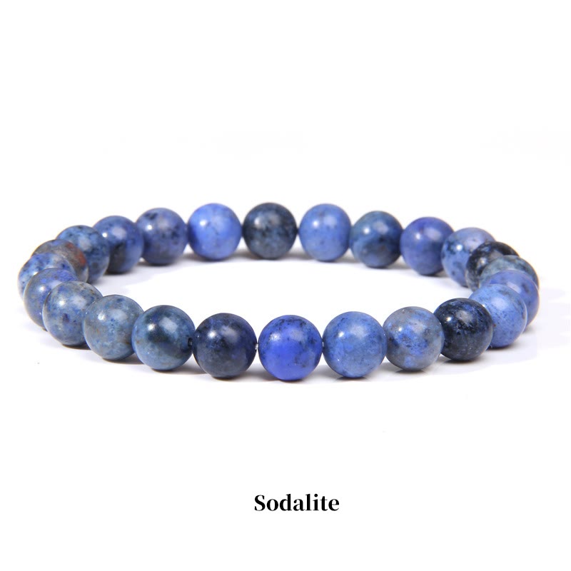 Buddha Stones Natural Stone Quartz Healing Beads Bracelet