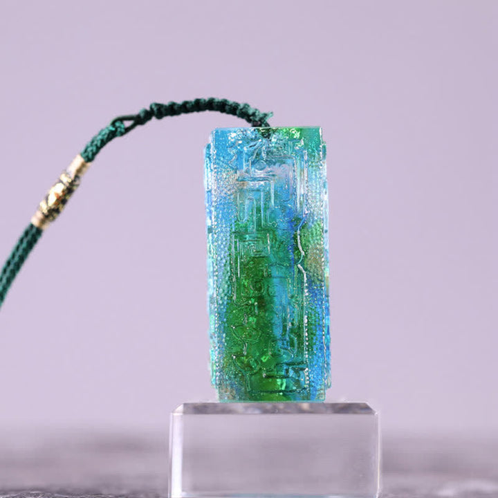 Feng Shui Handmade Liuli Crystal Art Piece Home Office Decoration - image 8