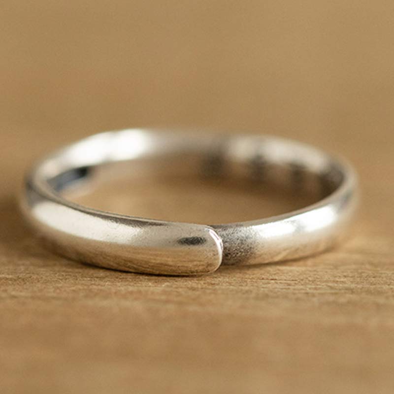 Buddha Stones 925 Sterling Silver Chinese Zodiac Natal Buddha Blessing Couple Ring - image 7