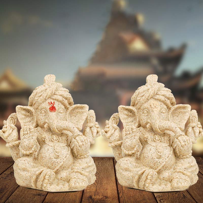 Ganesh Ganpati Elephant Statue Transformation Home Decoration - image 1