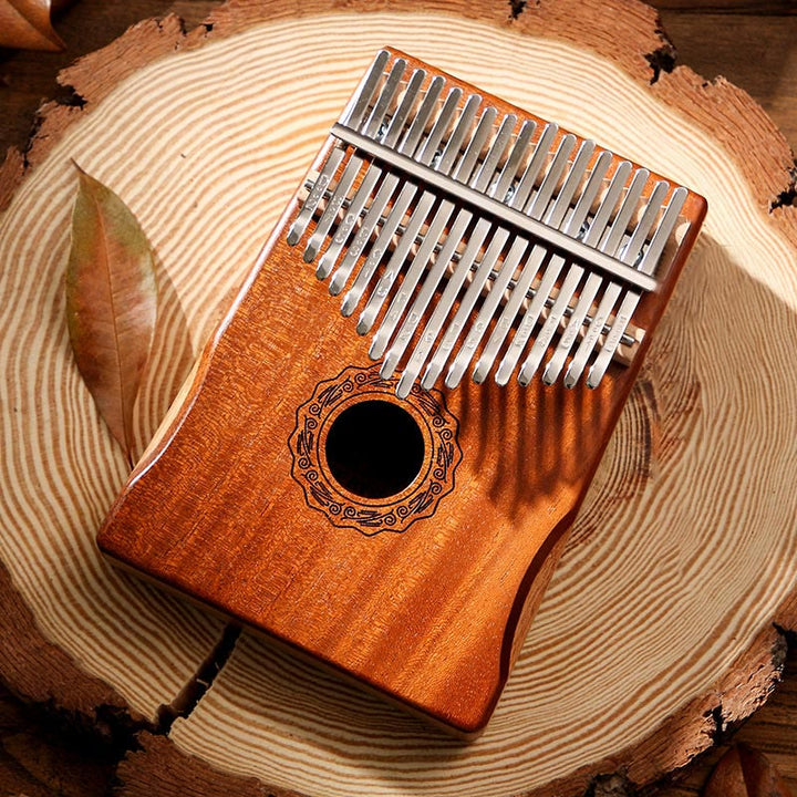 Buddha Stones Kalimba 17 Keys Thumb Piano Mahogany Wood Acacia Walnut Portable Finger Piano