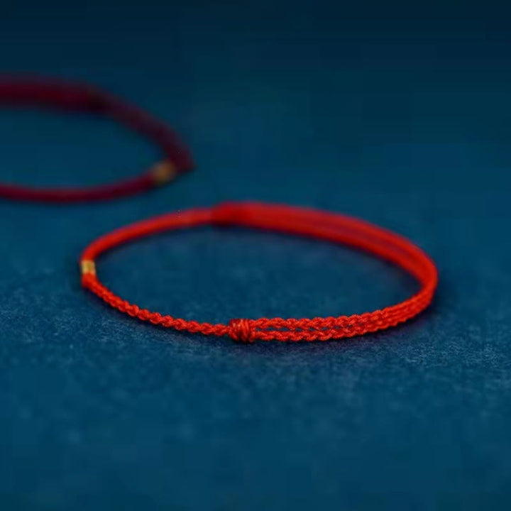 Buddha Stones "Blessings for Clear Connections" 925 Sterling Silver Lucky Golden Bead String Bracelet Anklet Includes Gift Message Card - image 14