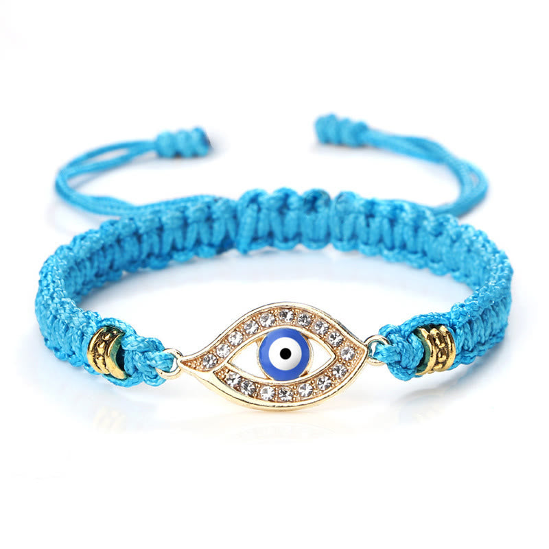 Buddha Stones Evil Eye Keep Away Evil Spirits String Bracelet