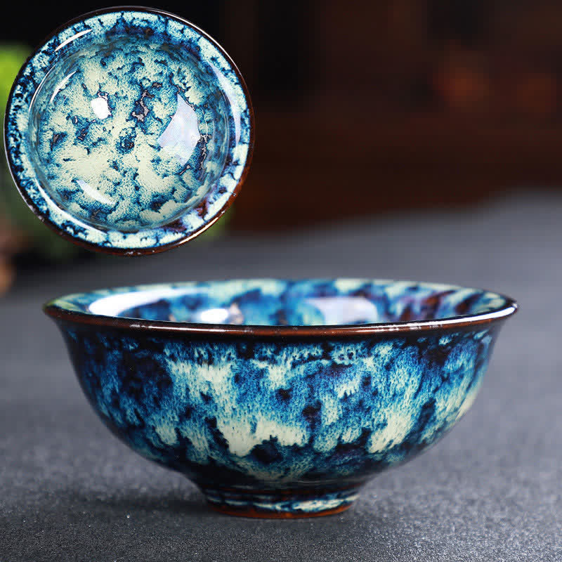 Buddha Stones Colorful Ceramic Teacup Home Office Tea Cups - image 18