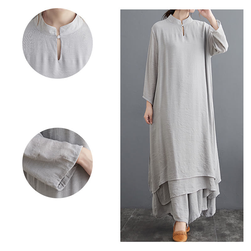 Simple Pattern Meditation Prayer Spiritual Zen Practice Yoga Clothing Women's Set - image 8