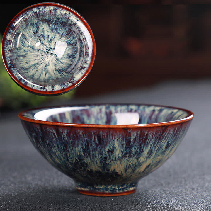 Buddha Stones Colorful Ceramic Teacup Home Office Tea Cups - image 33