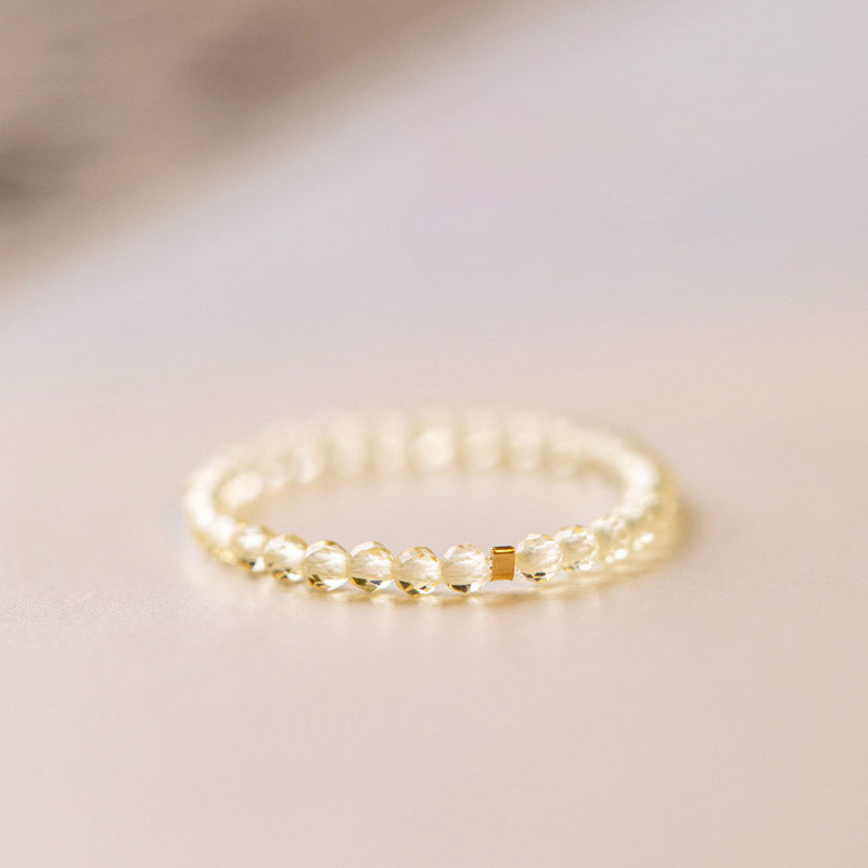 Buddha Stones Natural Citrine Happiness Prosperity Ring - image 7