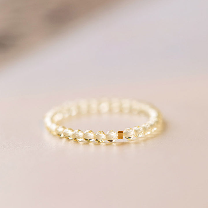 Buddha Stones Natural Citrine Happiness Prosperity Ring - image 7