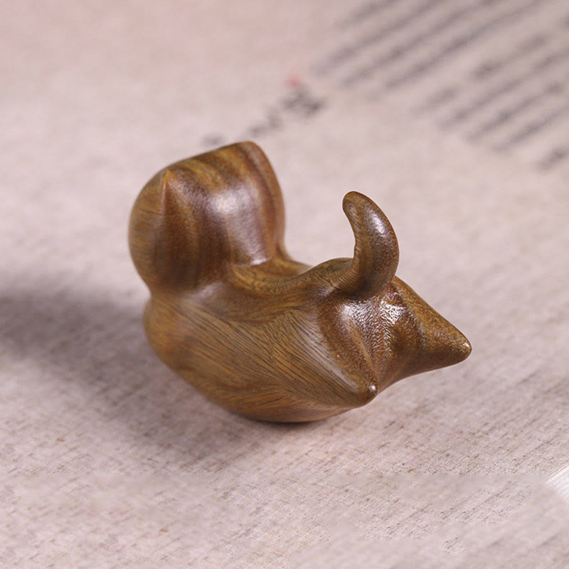 Buddha Stones Green Sandalwood Cute Cat Pattern Soothing Stick Incense Burner Decoration - image 4