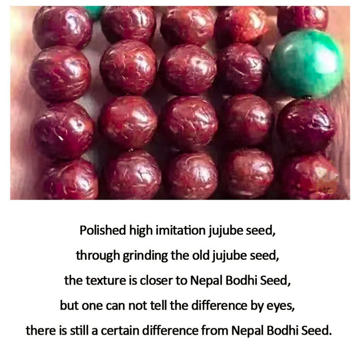 Buddha Stones 108 Mala Beads Nepal Bodhi Seed Luck Wealth Tassel Bracelet - image 13