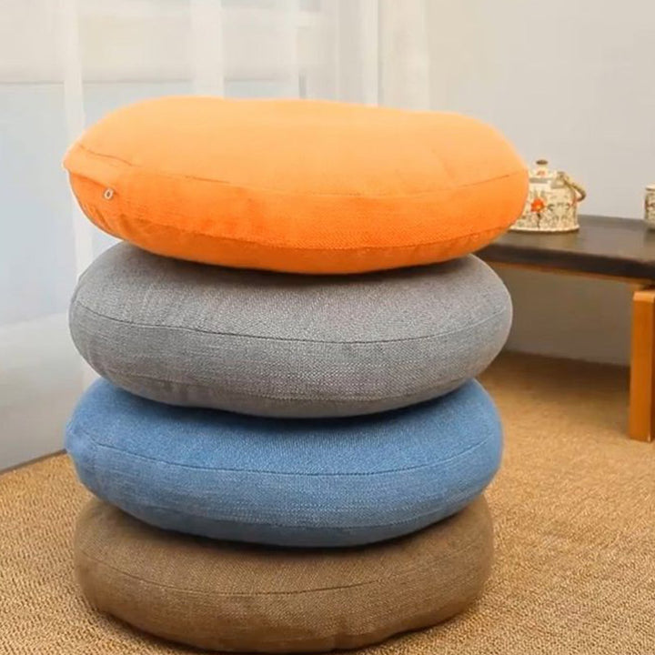 Lotus Simple Pattern Linen Meditation Seat Cushion Home Living Room Decoration - image 5