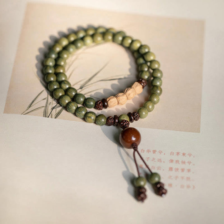 Green Sandalwood Positive Peace Bracelet