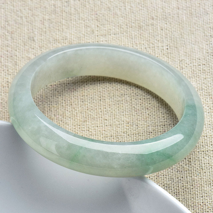 Natural Jade Luck Healing Prosperity Bangle Bracelet