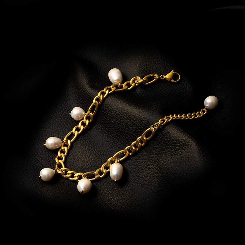 Pearl Happiness Wealth Anklet