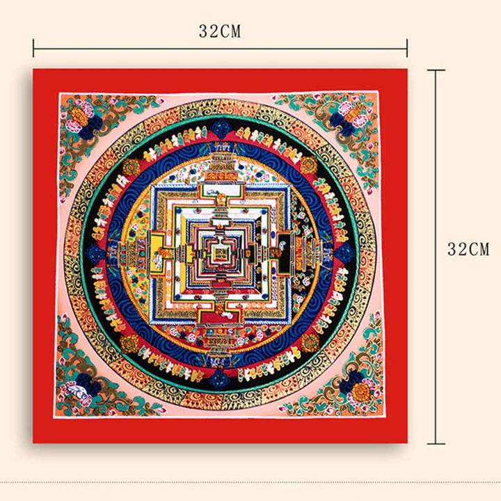 Tibetan Handmade Thangka Mandala Painting Blind Box Random Color Pattern