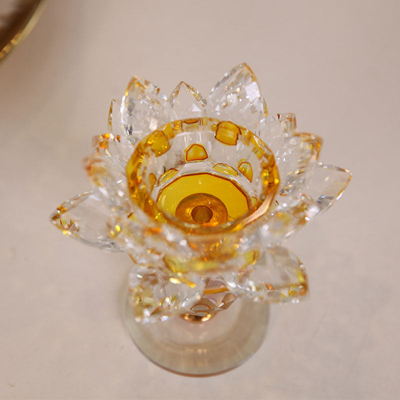 Tibetan Lotus Candlestick Ornament