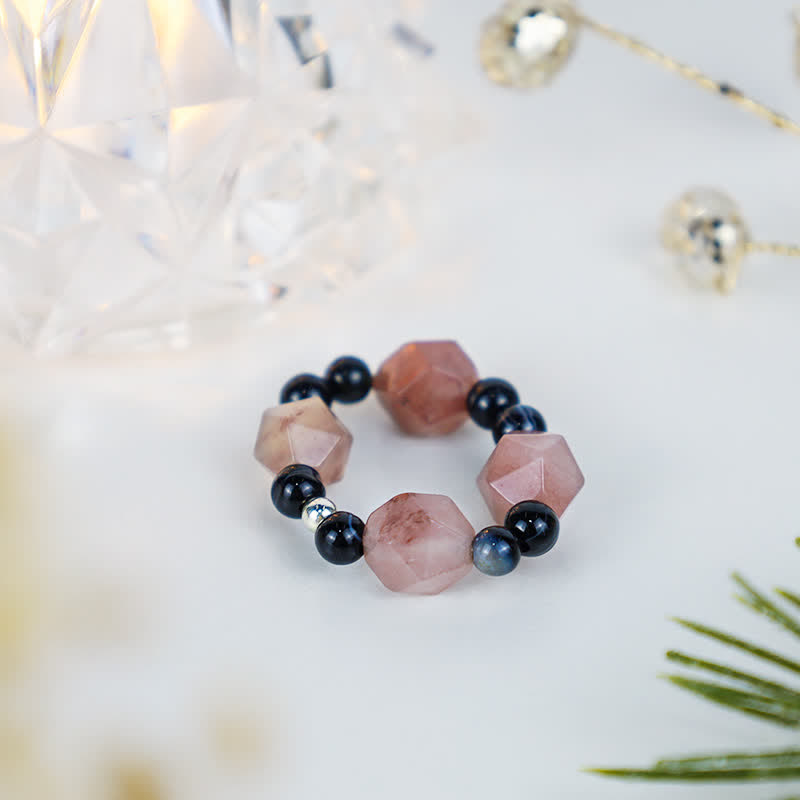 Yin Yang Symbol Balance Luck Ring