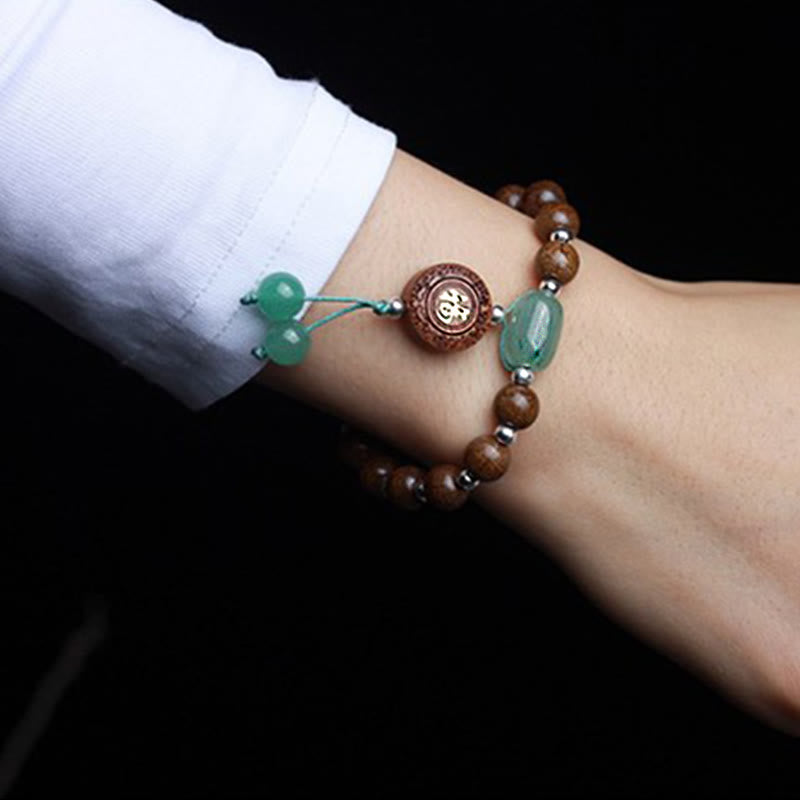 Abelia Biflora Wood Happiness Protection Bracelet