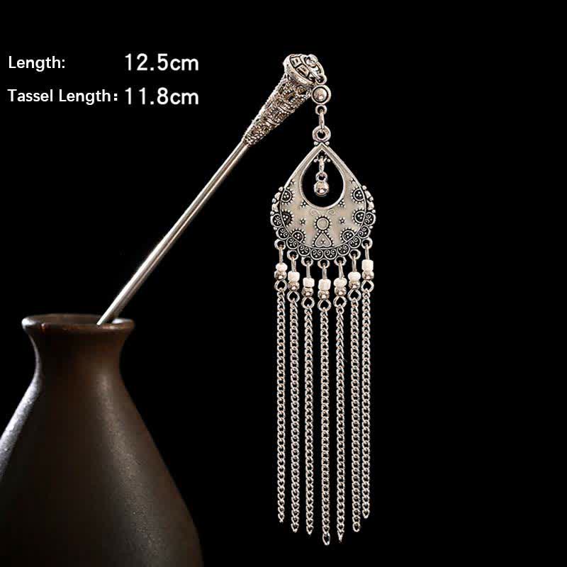 Water Drop Lily of the Valley Flowers Tassels Confidence Hairpin