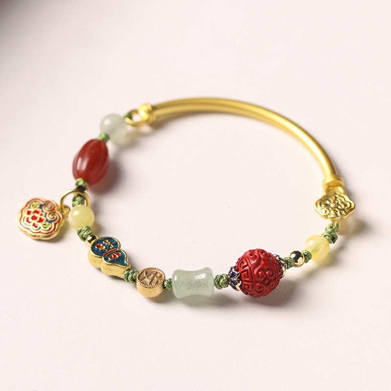 Tibetan Auspicious Clouds Fortune Happiness Wealth Luck Bracelet