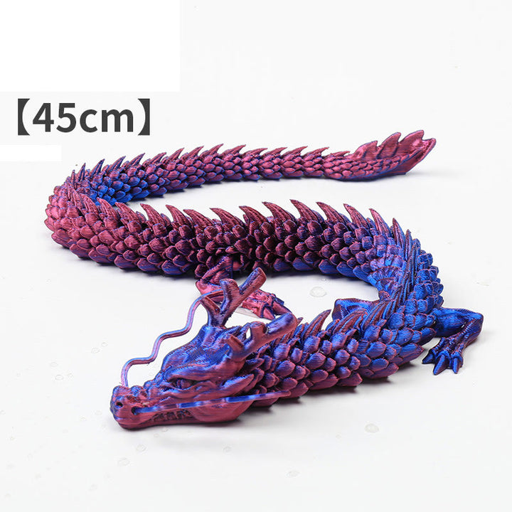 Feng Shui Dragon Luminous 3D Printed Dragon Luck Success Home Decoration