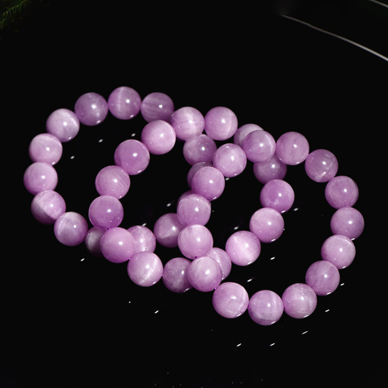 Buddha Stones Natural Kunzite Love Spiritual Growth Bracelet