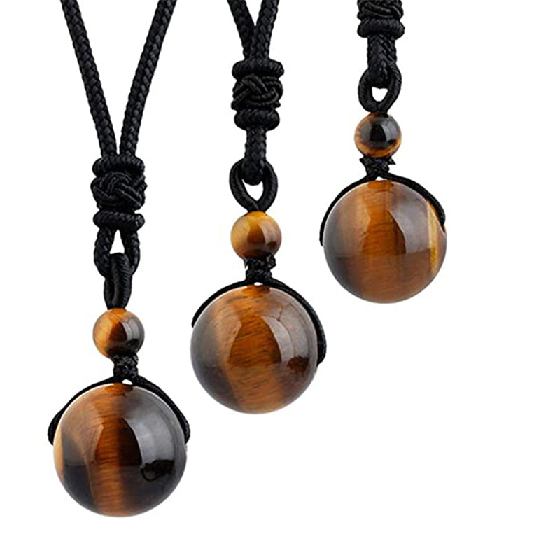 Buddha Stones Tibetan Tiger's Eye Protection Necklace