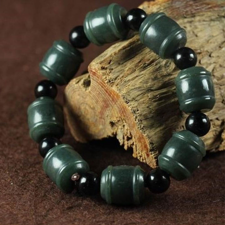 Natural Cyan Jade Cure Bracelet