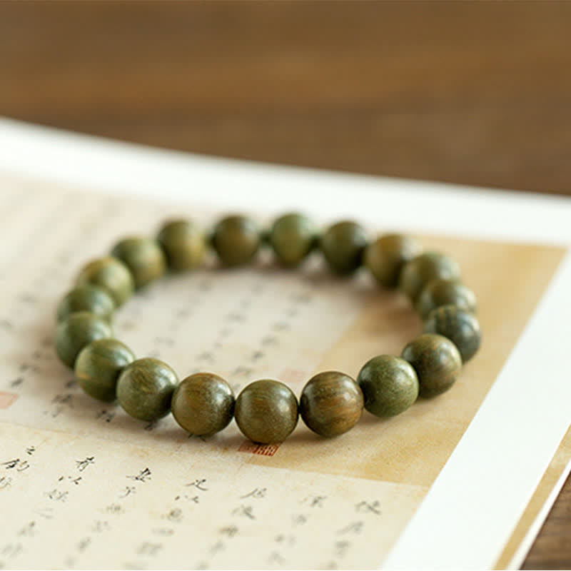 Tibetan Green Sandalwood Soothing Cure Bracelet