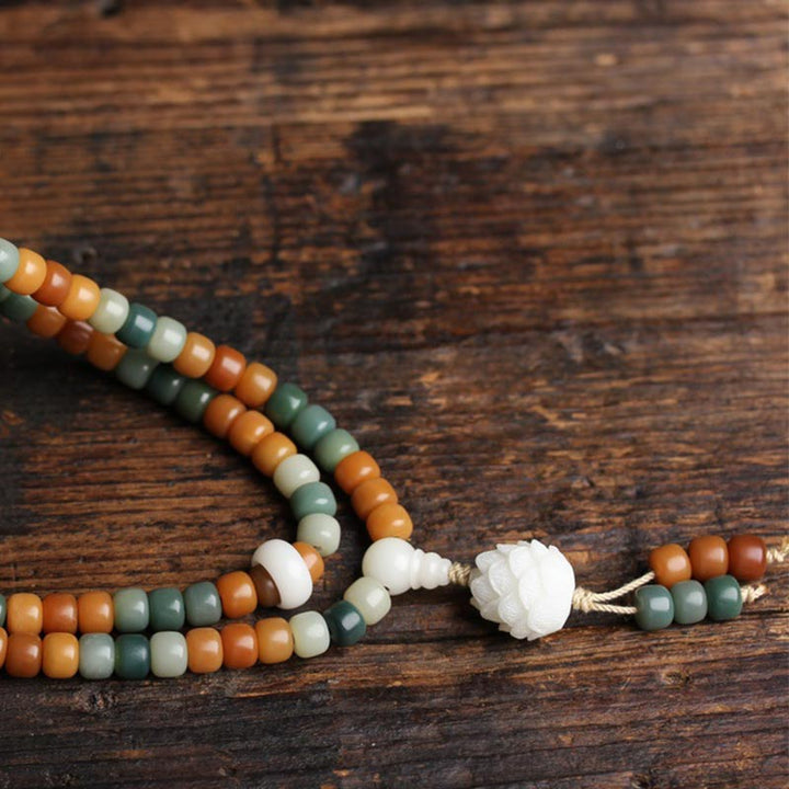 Bodhi Lotus Mala Harmony Necklace Bracelet