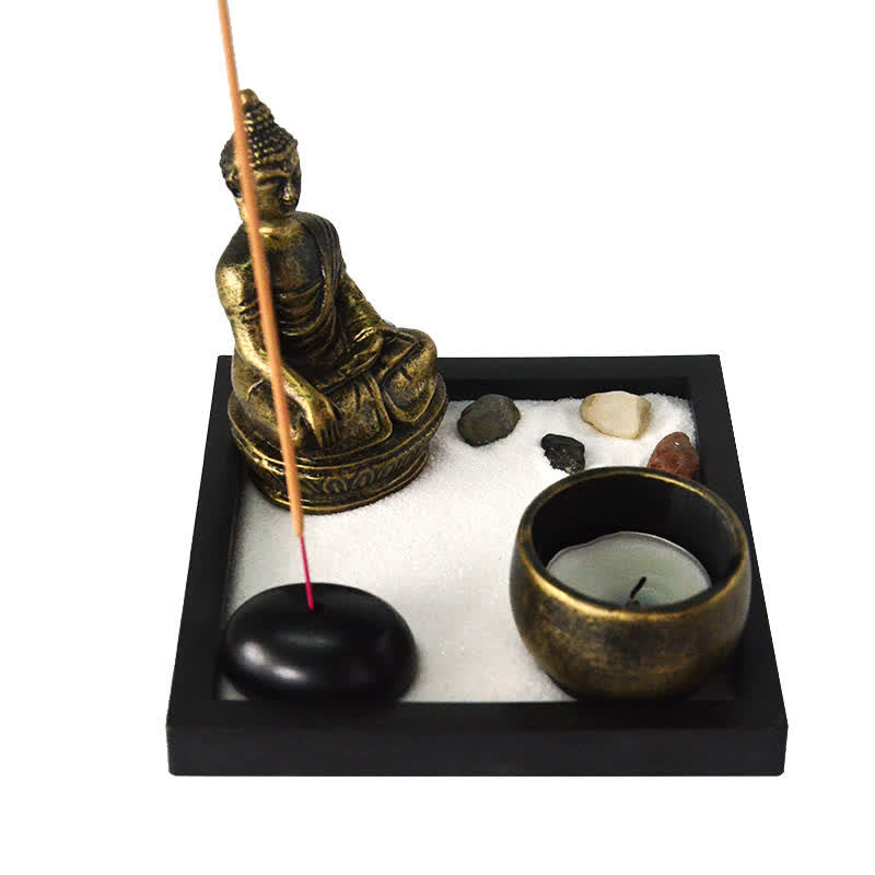 Buddha Symbol Rocks Meditation Calm Zen Garden Home Decoration