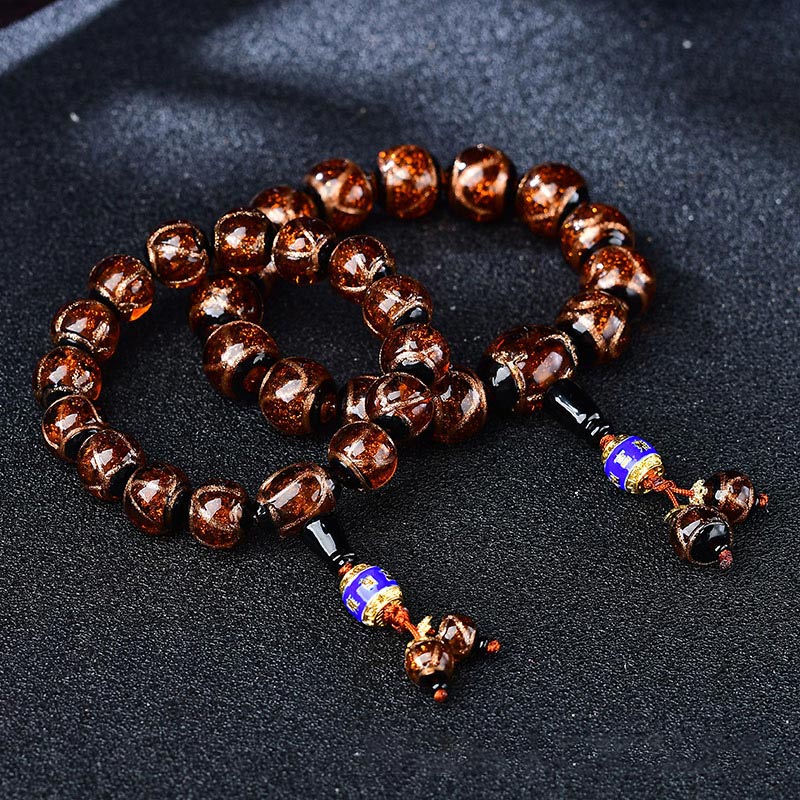 Tibetan Dragon Vein Agate Healing Bracelet