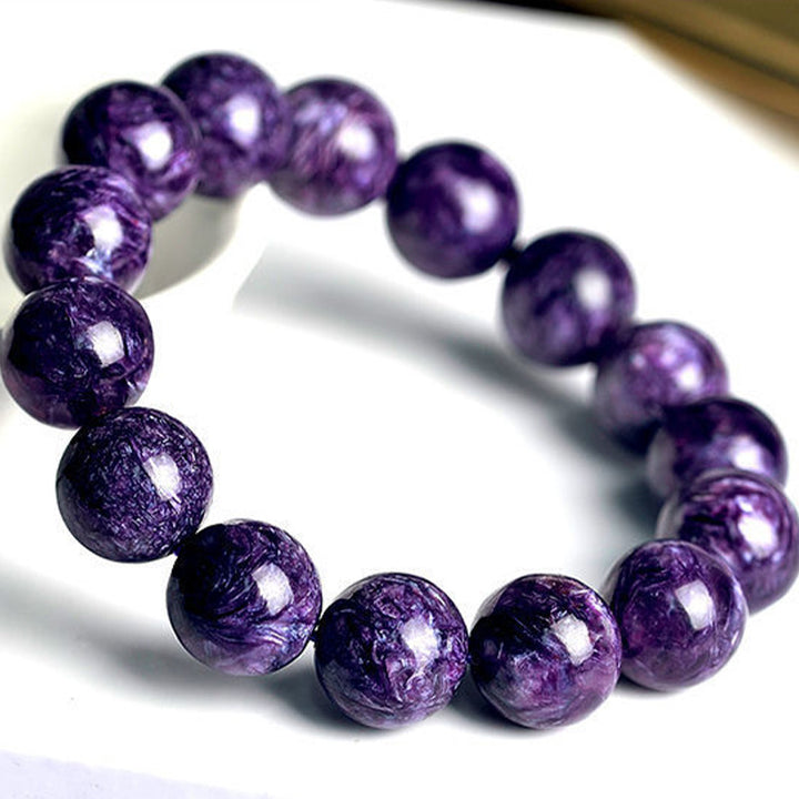 Buddha Stones Natural Amethyst Crystal Meditation Balance Bracelet