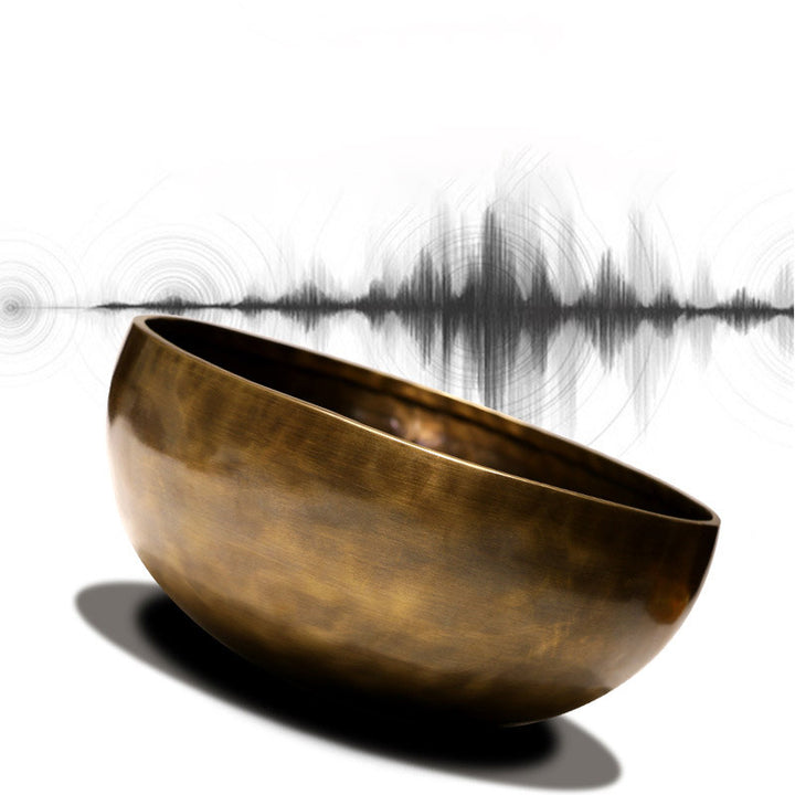 Tibetan Sound Bowl Handcrafted for Healing and Meditation Positive Energy Singing Bowl Set