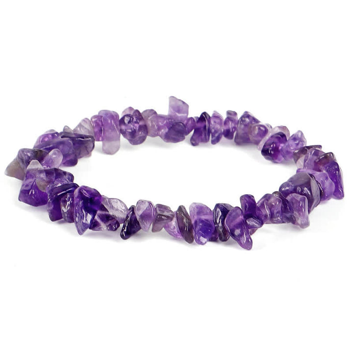 Amethyst Lazurite Various Crystal Stone Healing Positive Bracelet