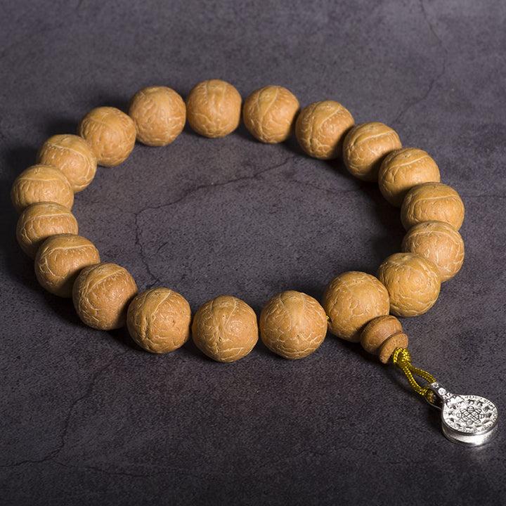 Buddha Stones Bodhi Seed Luck Auspiciousness Wrist Mala Tassel Pocket Mala